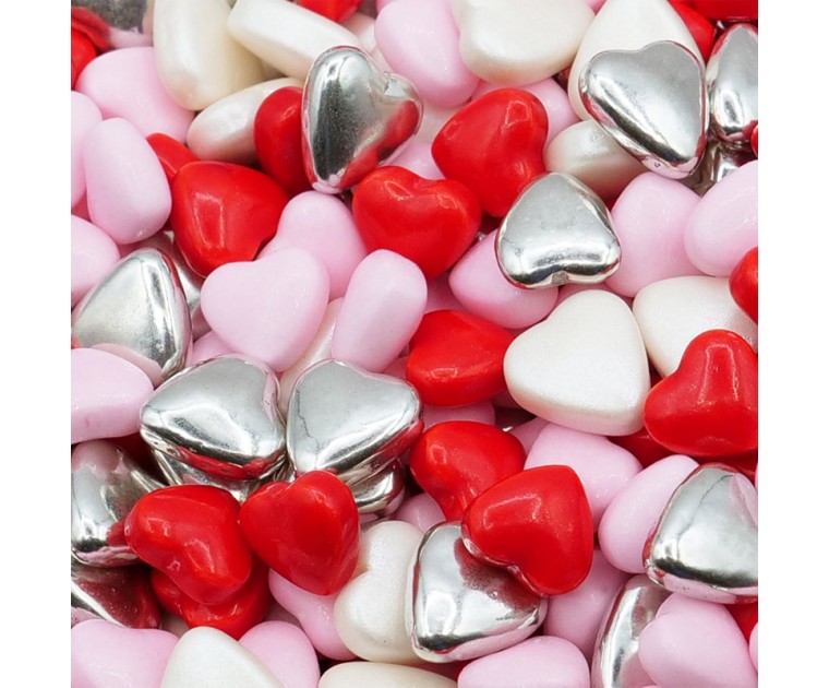 Confetis Corações 3D Amorosos
