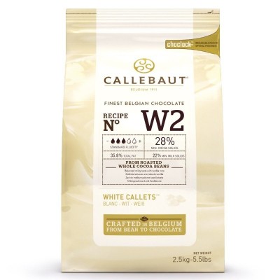 Callebaut Chocolate Branco 2.5 kgs