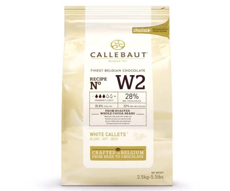 Callebaut Chocolate Branco 2.5 kgs