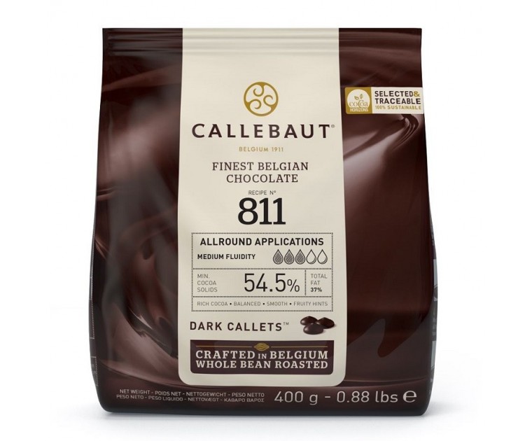 Chocolate Callebaut Negro 400g