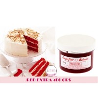 Corante Gel Concentrado Red EXTRA Sugarflair  400 Grs