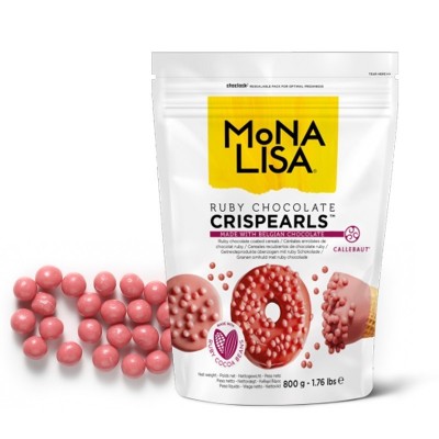 CrispPearls Ruby Callebaut Mona Lisa 800g