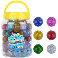 Bolas Saltitonas Multicoloridas Glitter