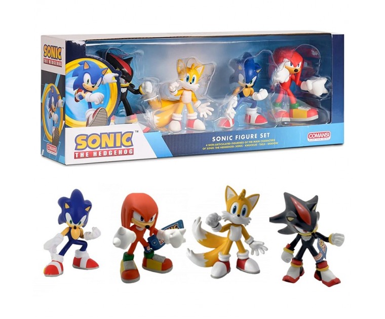 Set 4 Figuras Sonic