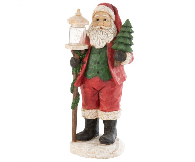 Pai Natal com Lanterna Luz Led