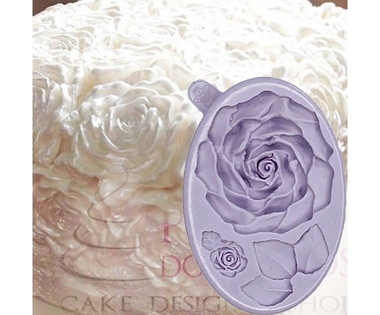 Molde Silicone Rosa Larga Karen Davies