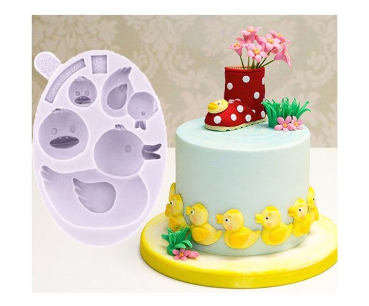 Molde de Silicone Patinho Borracha