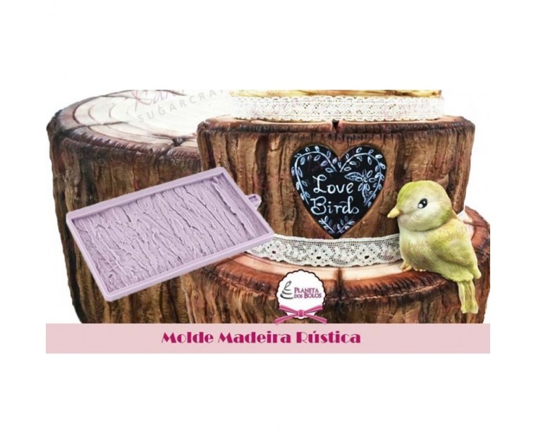Molde Madeira Rústica