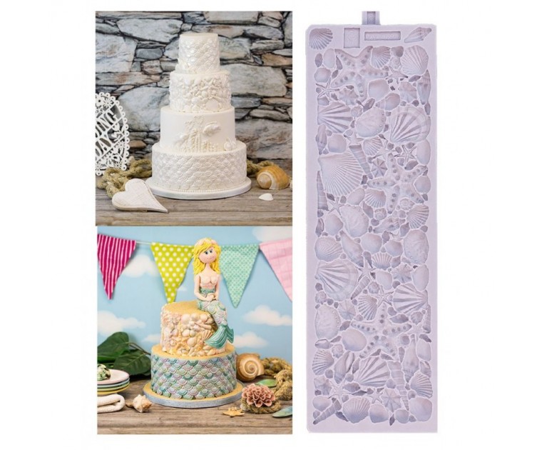 Molde Silicone Conchas Mar