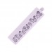 Molde Silicone Faixa Decorativa de Rosas