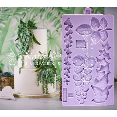 Molde Silicone Folhagem