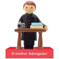 Boneco Decorativo/ Topo de Bolo O melhor Advogado!