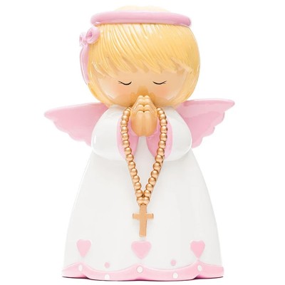  Anjo da Guarda Rosa (M-12cm)