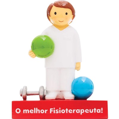 Boneco Decorativo/ Topo de Bolo O melhor Fisioterapeuta!