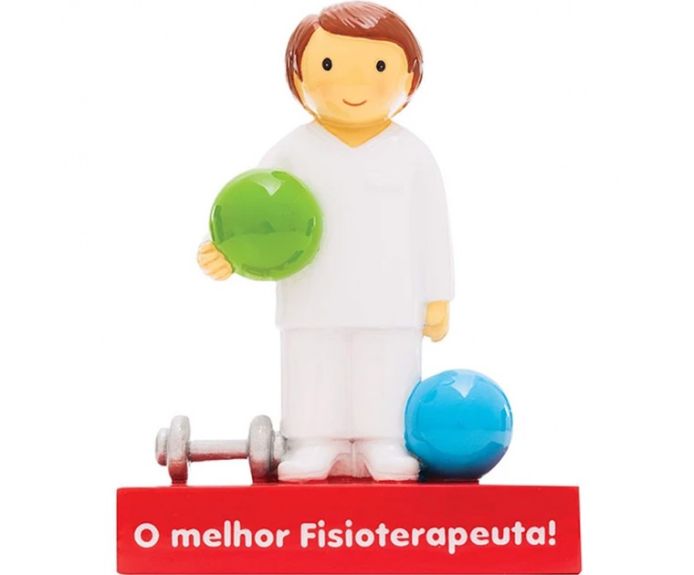 Boneco Decorativo/ Topo de Bolo O melhor Fisioterapeuta!