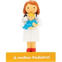Boneco Topo de Bolo/Decorativo A melhor Pediatra!