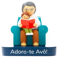 Boneco Topo de Bolo/Decorativo Adoro-Te Avô Menino !