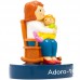 Boneco Topo de Bolo/Decorativo Adoro-Te Avó com Menina