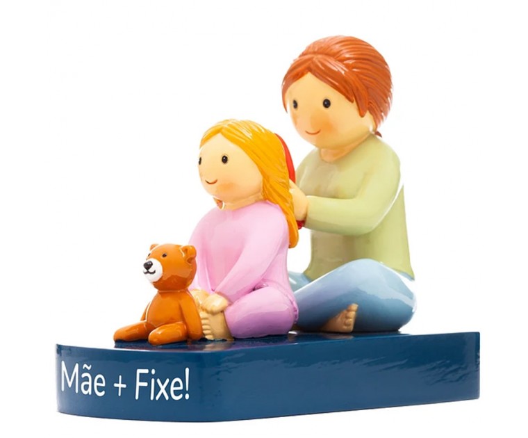 Boneco Decorativo / Topo Mãe + Fixe! (Menina)