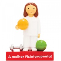 Topo de Bolo/Boneco Decorativo A melhor Fisioterapeuta!