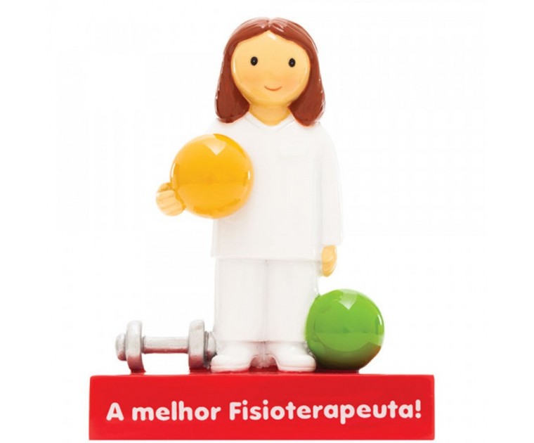 Topo de Bolo/Boneco Decorativo A melhor Fisioterapeuta!