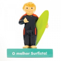 Boneco Topo de Bolo/Decorativo O Melhor Surfista!