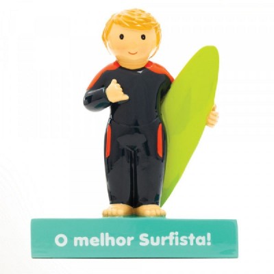 Boneco Topo de Bolo/Decorativo O Melhor Surfista!