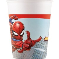 8 Copos Spiderman 200ml