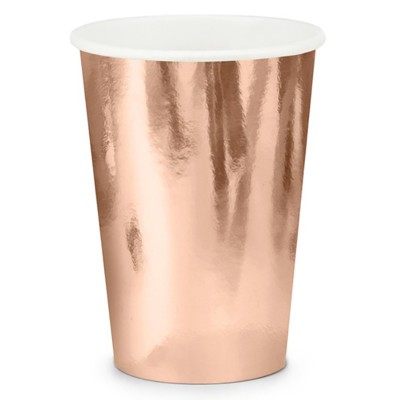 6 Copos Foil Rose Gold