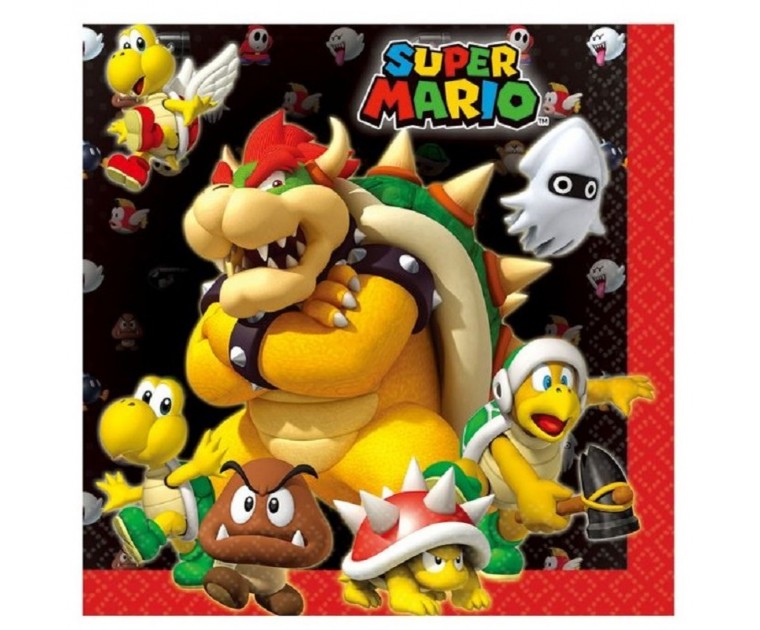 Guardanapos Super Mário