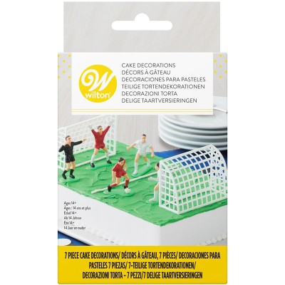 Kit Decoração Bolos Futebol 7 peças 