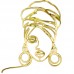 Charm Dourado Silhueta Mulher Africana 