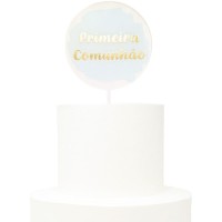 Topo Primeira Comunhão Azul