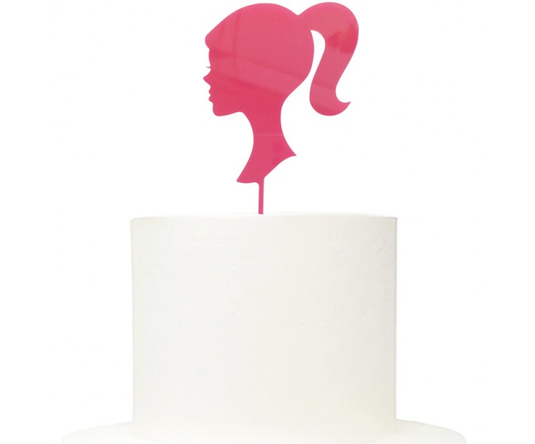 Topo Bolo Barbie Perfil
