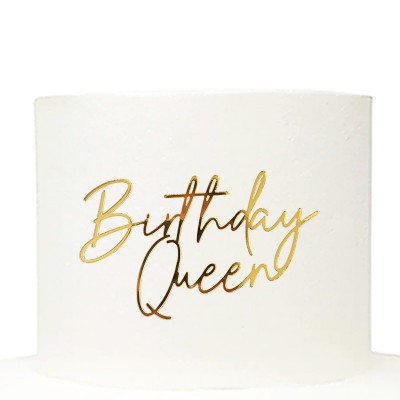 Charm Acrílico Birthday Queen