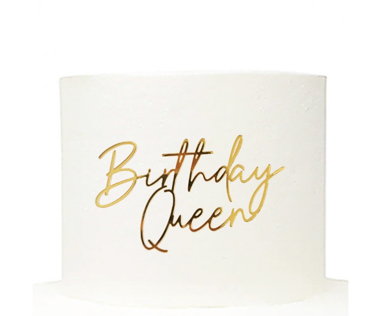 Charm Acrílico Birthday Queen