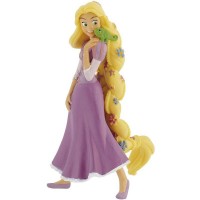 Boneco Decorativo /Topo Bolo Princesa Rapunzel com Flores