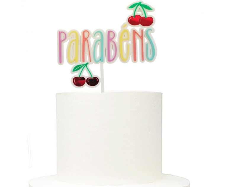 Topo Parabéns Cerejas 1