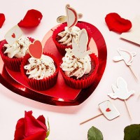 Toppers Cupcake São Valentim