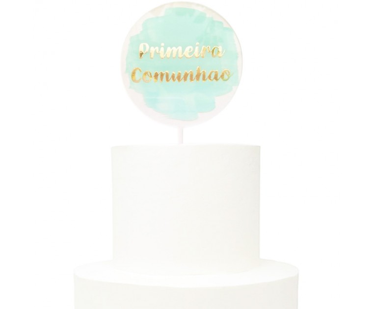 Topo Primeira Comunhão Menta