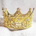 Mini Tiara Dourada com Pedras Mini Tiara Dourada com Pedras