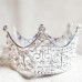 Mini Tiara Prata com Pedras