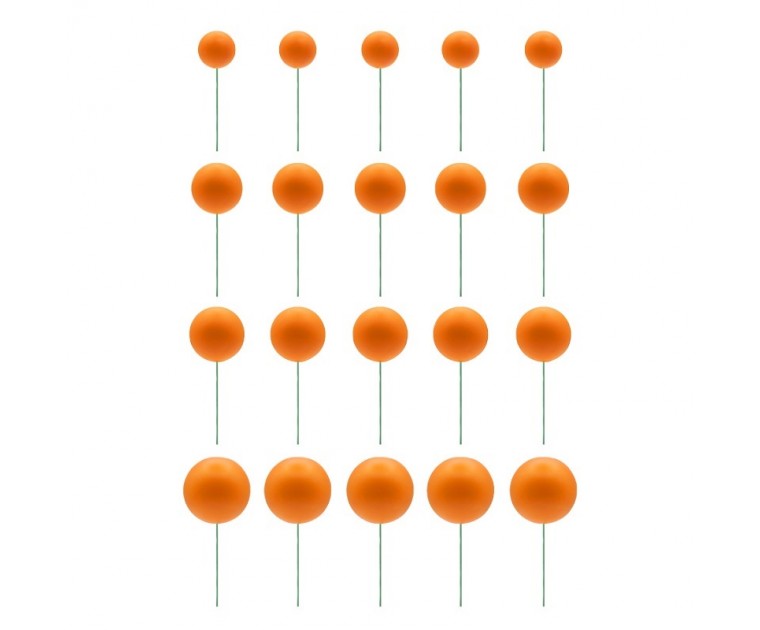 Conjunto Esferas Laranja