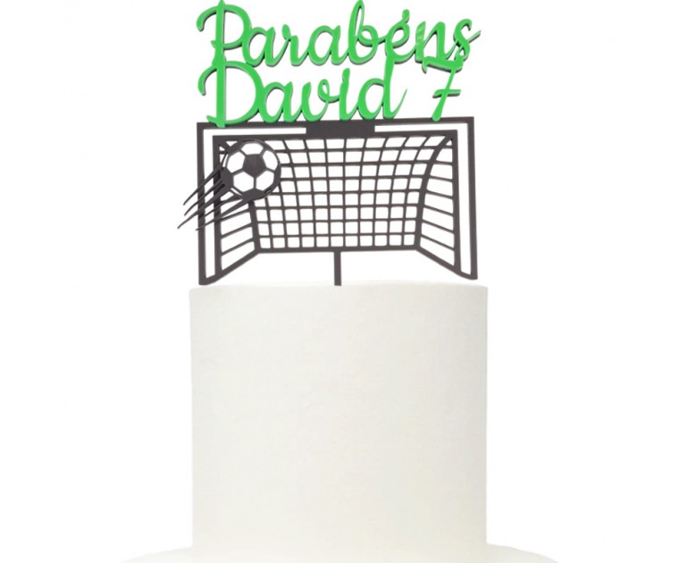 Topo Baliza Futebol Personalizável 