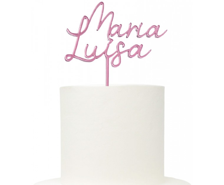 Topo Nome Personalizável Maria Luísa
