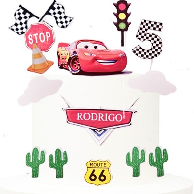 Topo Personalizável Mcqueen ***