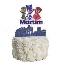 Topo PJ Masks Personalizável 