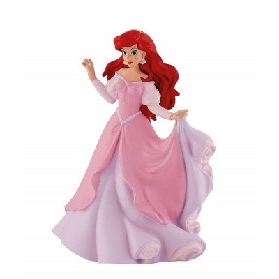 Boneco Decorativo /Topo Bolo Princesa Ariel Vestido Rosa