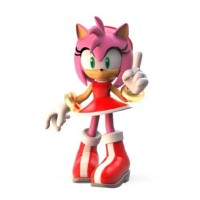 Boneco Decorativo/Topo Amy Rose - Sonic 