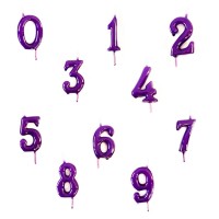 Velas 6.5 cms Roxo Velas 6.5 cms Roxo
